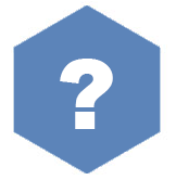 question mark badge